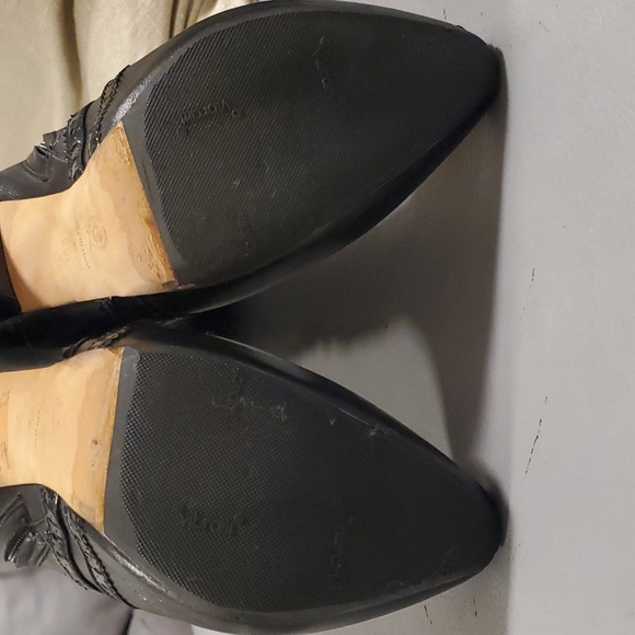 Alexander McQueen Black Tall Boots Size 8 - Picture 10 of 12